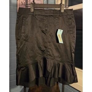 Vintage Guess by Marciano Ruffle Hem Skirt - Career, Cocktail, Party, Size 2 NWT